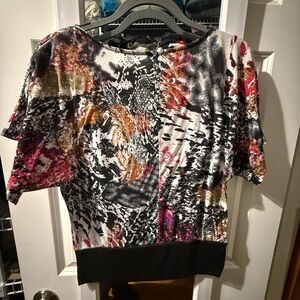 Weavers Artistic Multicolor Eyelet Top